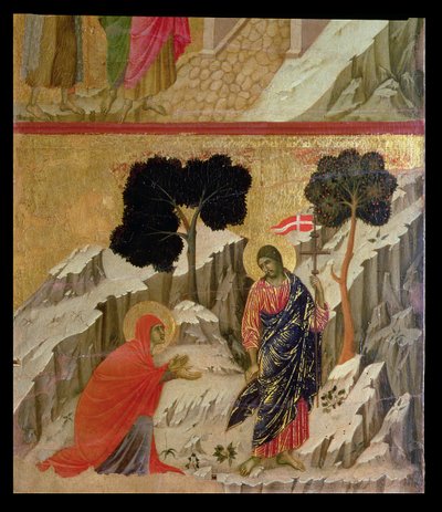Maesta: Noli Me Tangere, 1308-11 by Duccio di Buoninsegna